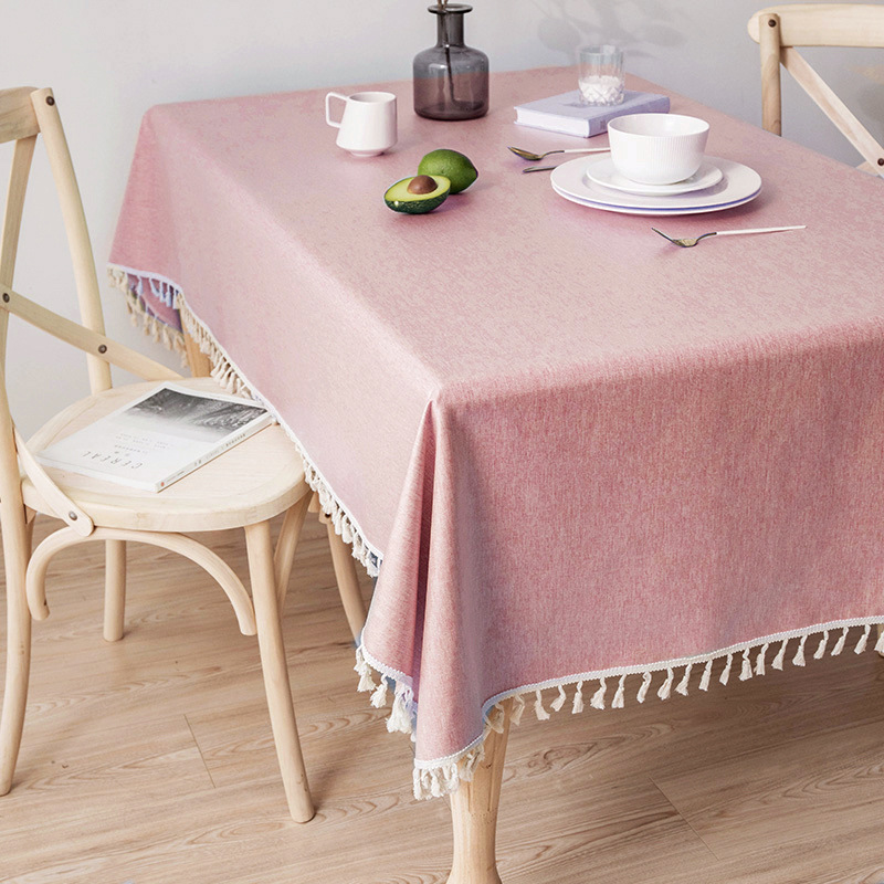 YL-36872 imitation linen printed tablecloth waterproof and oil-proof washable Bohemian ethnic style table cloth rectangular coffee table desk