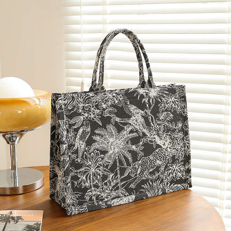 Trendy Jacquard Embroidered Women's Commuting Ladies Tote Bag Large Capacity New Handbag