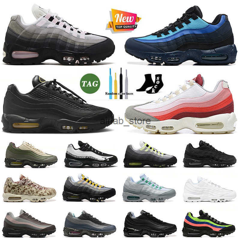 Mens Eur4 Big Size 13 OG 95s Running Shoes Womens Cushion Sports Classic Neon Triple Black All White Foam Honey Blacks Storm Anatomy Outdoor Trainers Q250730