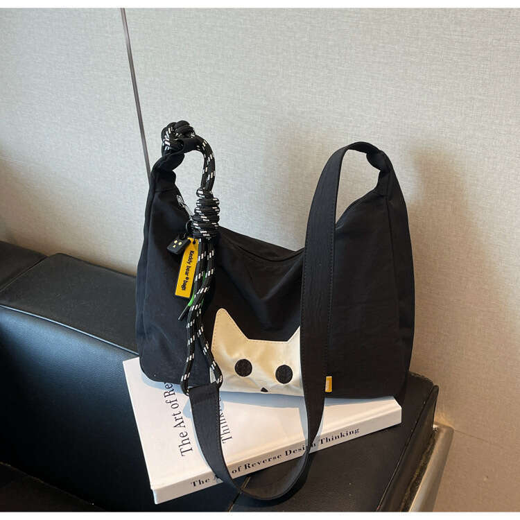 New 2025 Cat Single Shoulder High-End Handheld Large Capacity Crossbody Bag Unique Design