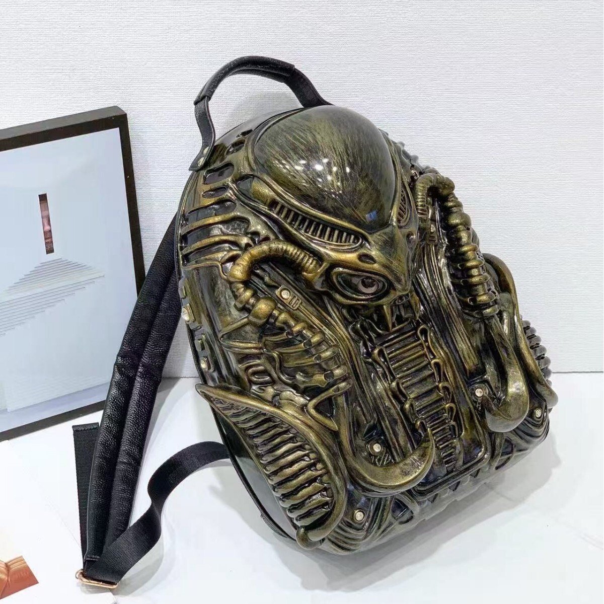 Women's Bag 2025 New European Fashion Design Personality Large Capacity Irregular Punk Style Backpack Trendy ddmymoon