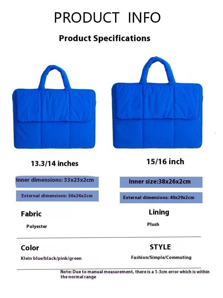 13.3 14 15.6 inch Laptop Bag for MacBook Air Pro 13 15 16 HP Huawei Asus Acer Dell Xiaomi Handbags Briefcase y250730