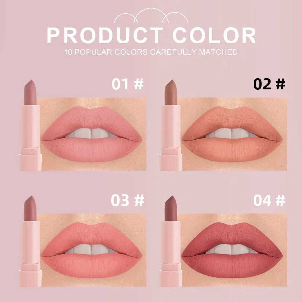 Mini Matte Lipstick Gift Set 10 Colors Saturated Velvet Finish Long Wear Lip Makeup for All Day Moisturizing G250729