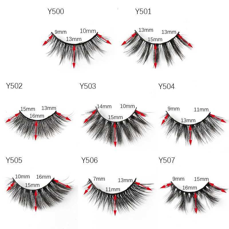 2/5/10 Pair 3D Mink Lashes Natural Soft Eyelashes Dramatic False Eyelashes Faux Cils Makeup Fake Eyelash Extension Makeup Z250730