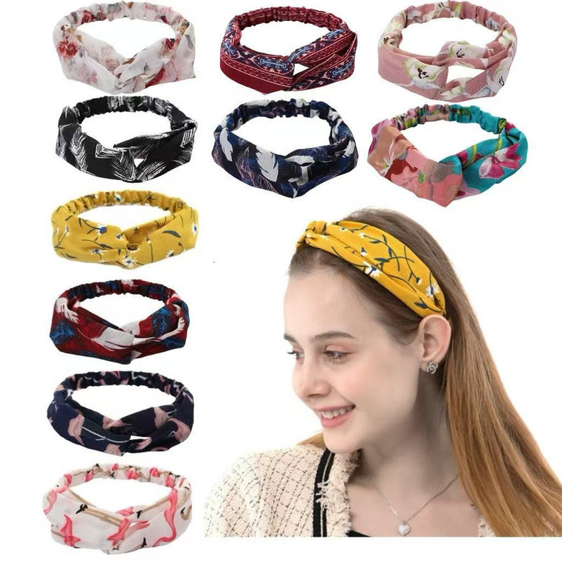 Korean Style Cross Headwear Women's Face Washing Sports Hairband Creative Hoop Hair Accessories