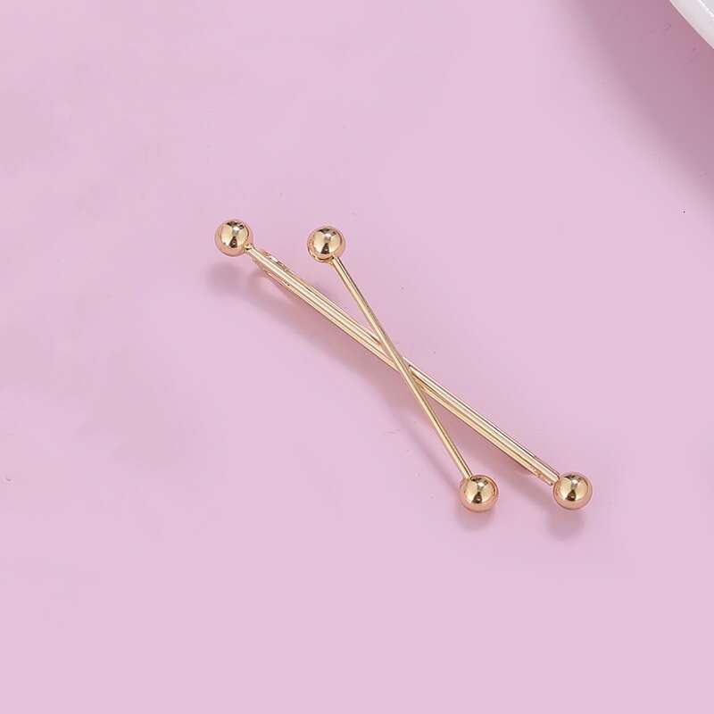 New Pearl Ins Cross Side Bangs Clip Bobby Pin for Broken Hair