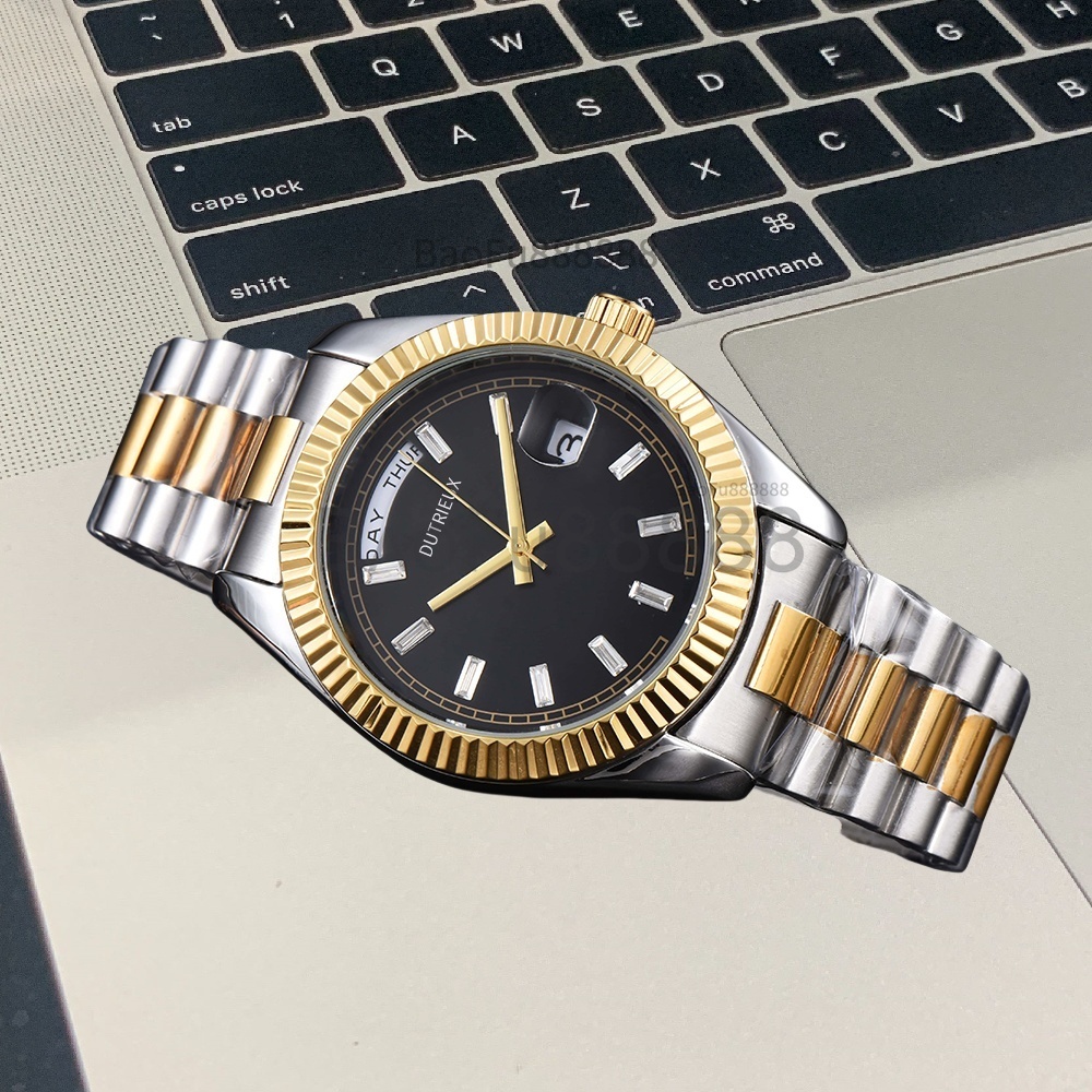 Hot Sale Quartz Wristwatch Sweep Moving Luxury Watches for Men Automatic Date Steel Strap Daily Business Designer Watch Fashion Male Clocks for Gift Wholesale