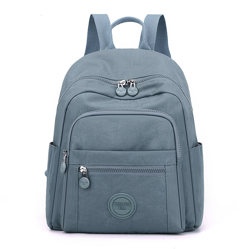 Colorful Fox New Women's Backpack Large Capacity Multi-layer Water-resistant Student School Bag Simple Handbag ddmymoon