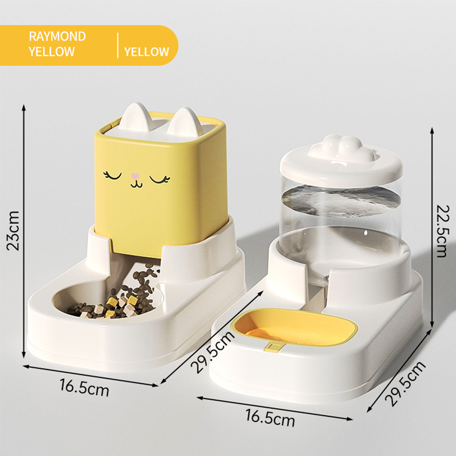 Cat Bowl Dog Bowl Automatic Feeder Cat Food Bowl Bowl Double Bowl Drinking Bowl Integrated Source Manufacturer