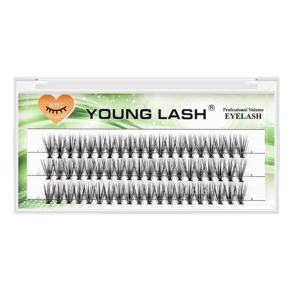 20D L Curl Cluster Eyelash Extensions Natural Soft Individual Lashes Makeup Tools Premade Volume Fans Z250730