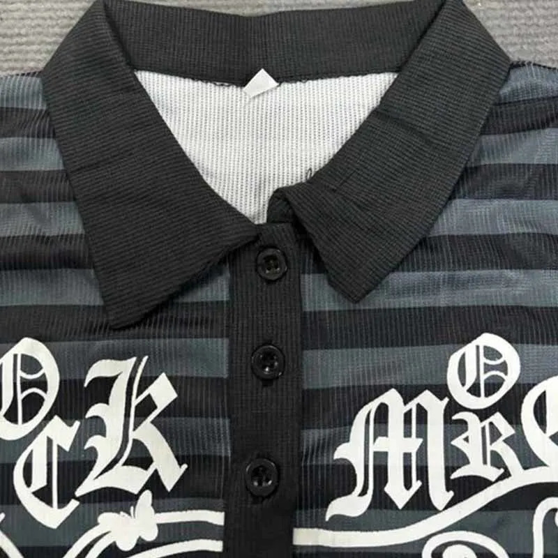 2K Crop Top Aesthetic Women Letter Gothic Streetwear EMO Girl Tee Vintage Fashion Casual Harajuku Long Sleeve T-Shirt Clothes 250725