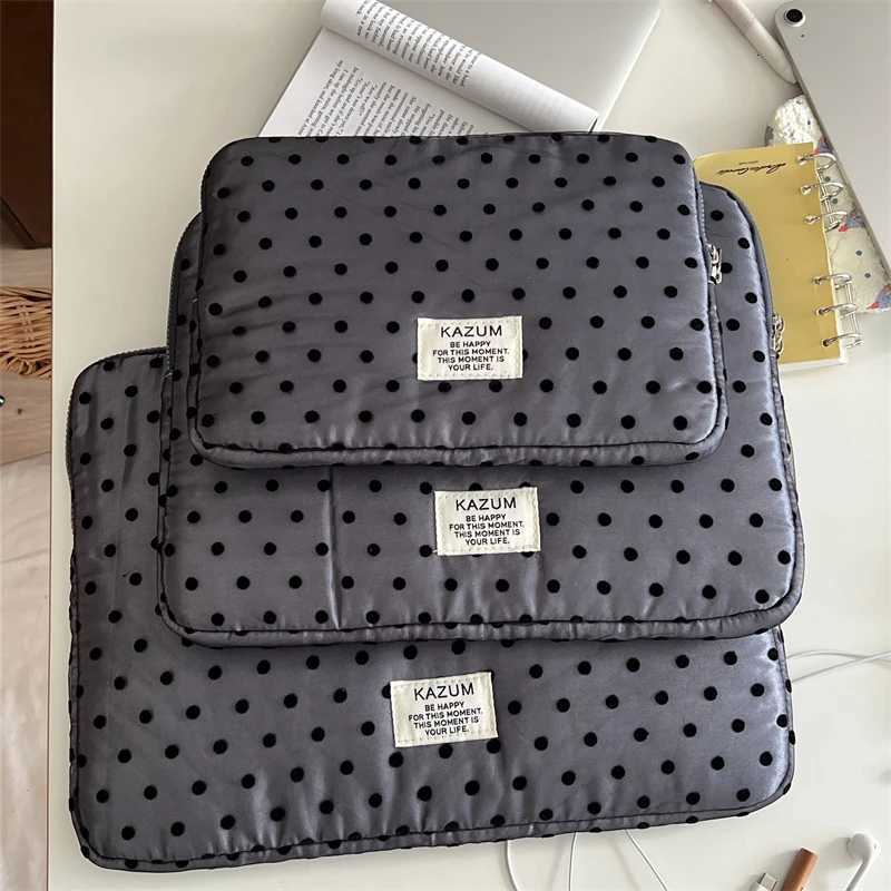 Polka Dot Laptop Sle Quilted Laptop Carrying Case Protective Notebook Bag For 11/13/14/15/15.6 Inch Laptop Tablet Pouch Wen y250730