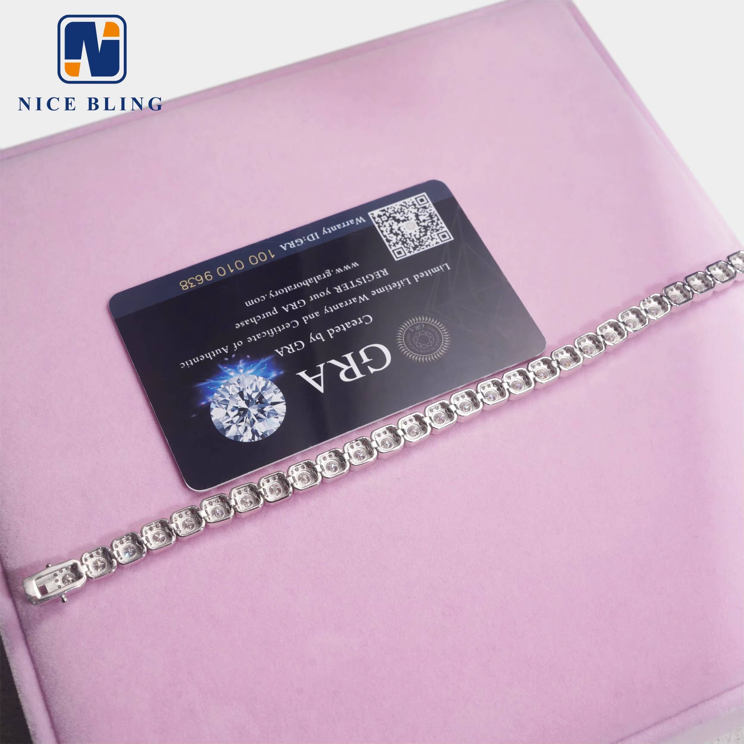 Newest Hip Hop Fashion Rock Sugar Chains Iced Moissanite Jewelry 925 Silver 6mm Cubic Cluster Tennis Necklaces Bracelets