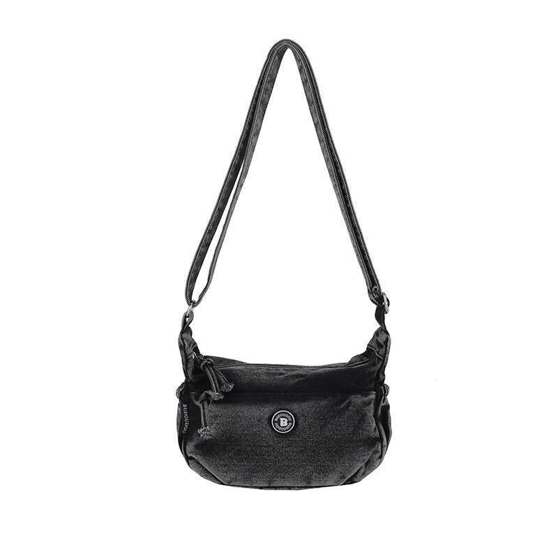 Summer New Single Shoulder for Women, Light Luxury Design, Casual Denim Bag, Japanese Style Trendy Crossbody Bag