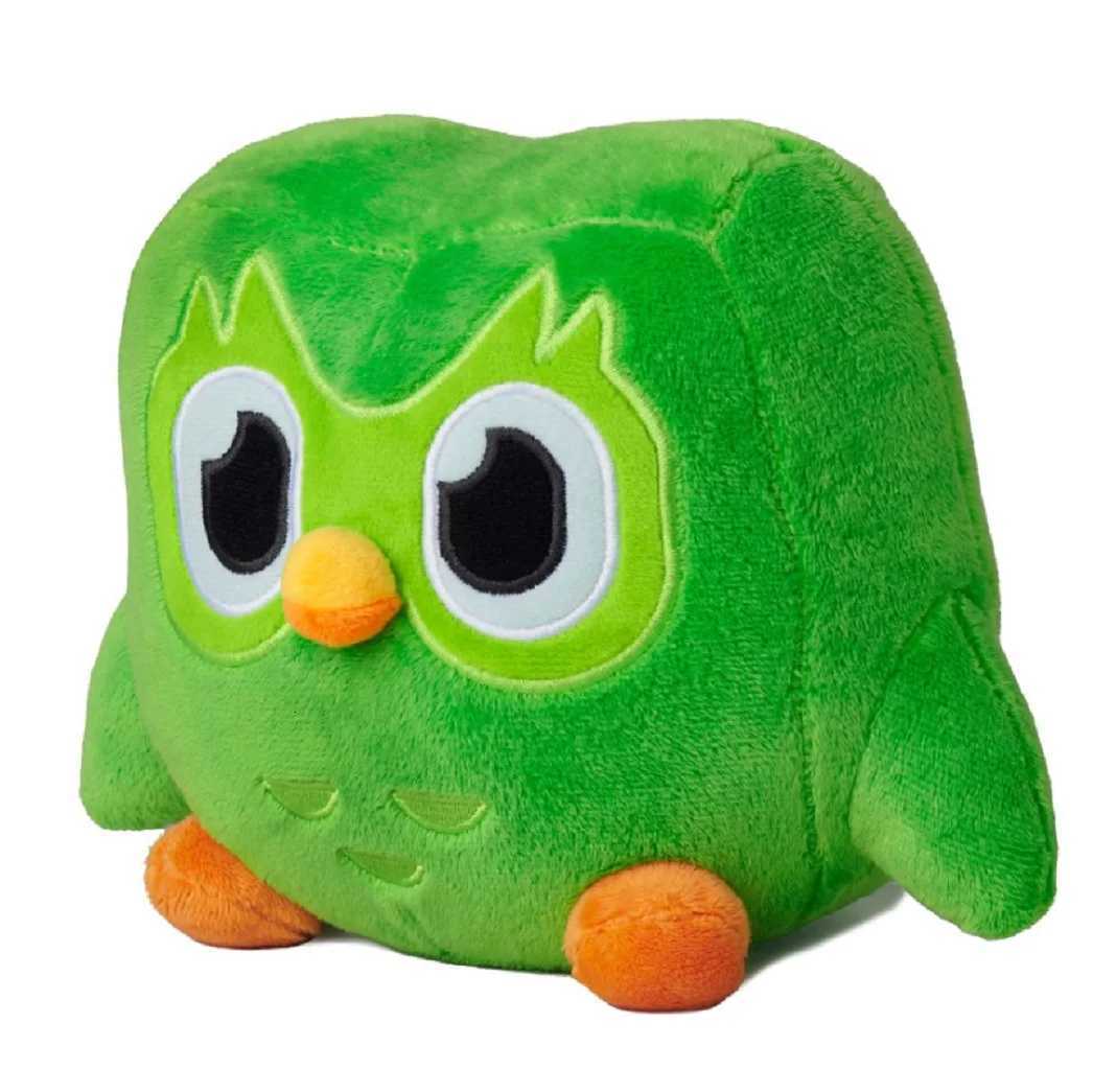 Green Duolingo Owl Plush Toy Duo Plushie Of Duo The Owl Cartoon Anime Owl Doll Soft Stuffed Animal Toy Children Birthday Gift X2507301