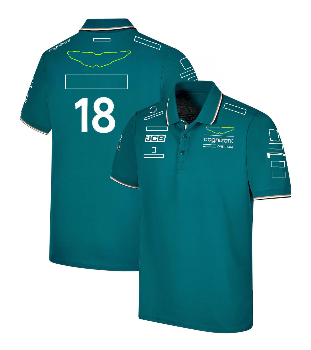 2023 Official Mens Driver T-Shirt Formula 1 Team Racing Suit T-Shirts F1 Polo Shirt Drivers 14 and 18 Oversized T-shirts Jersey Custom free shipping