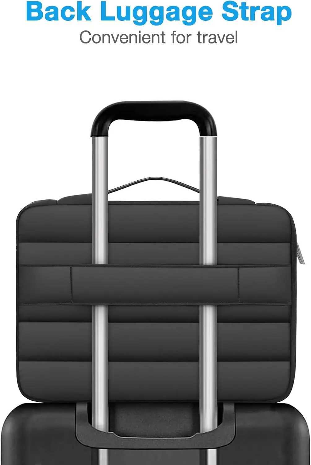 16-inch Laptop Briefcase Sleeve for Book Air Pro M4 M3 M2 M1 13 14 15 15.6 HP Dell Lenovo Asus Notebook Computer Bag Case y250730