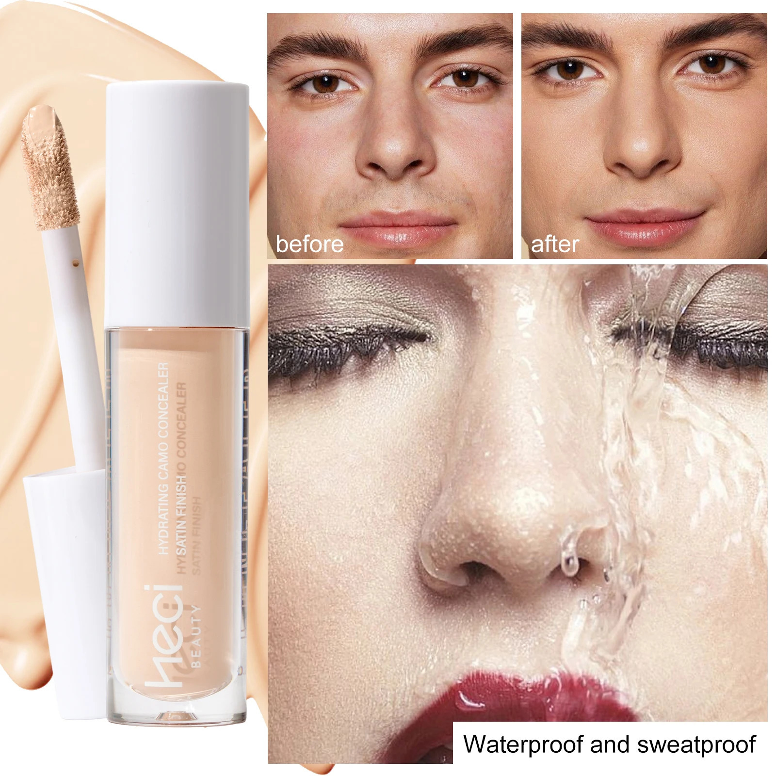 Liquid Concealer-Lightweight Dark Circle Blemish Pore - minimizing Creamy Concealer Natural Finish For Sensitive Skin Makeup 250730
