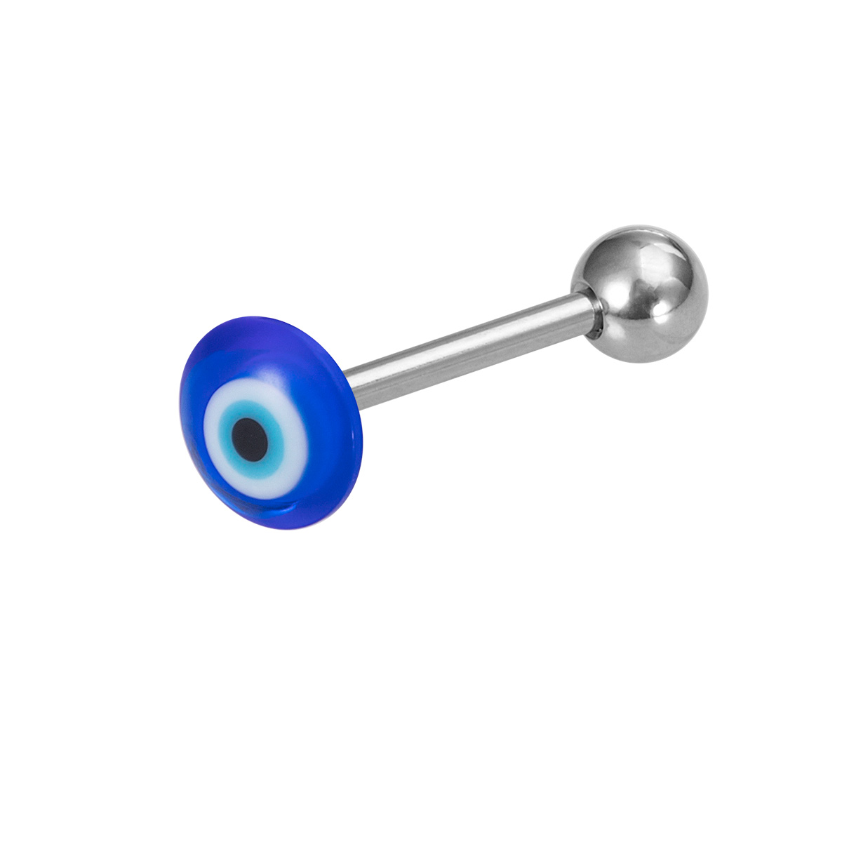 Love stainless steel acrylic pentagram gradient tongue nail human puncture jewelry wholesale