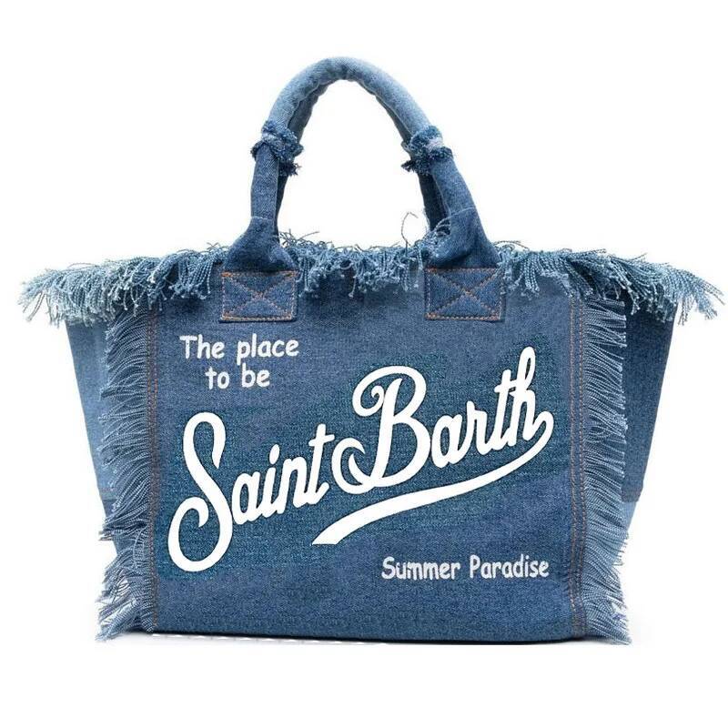 New Fashion Women's Tote Trend Brand Denim Embroidery Shoulder High-End Elegant Crossbody Bag Designer Handbag