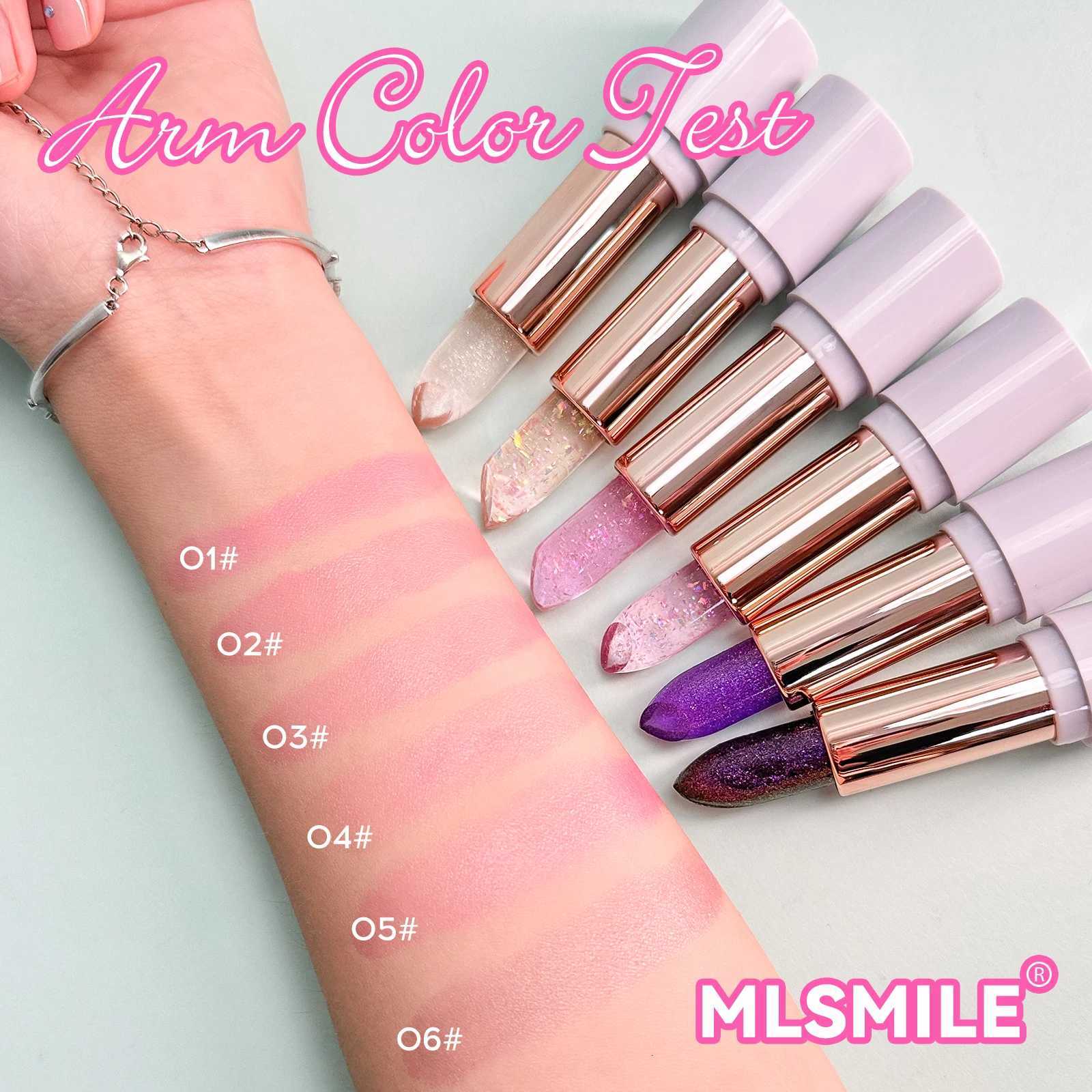 Starry Sky Bullet Head Nude Lipstick Red Pen Black Tube Matte Smooth Lipstick 6 Colors Available G250729