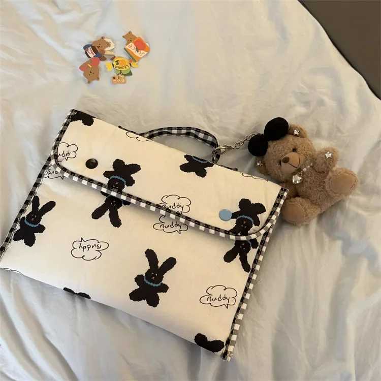 14 Inch Laptop Bags iPad Bags Notebook Sleeve for 11 Inch iPad Soft Cute Bunny Korean Style Laptop Sleeve Girl Kaii y250730