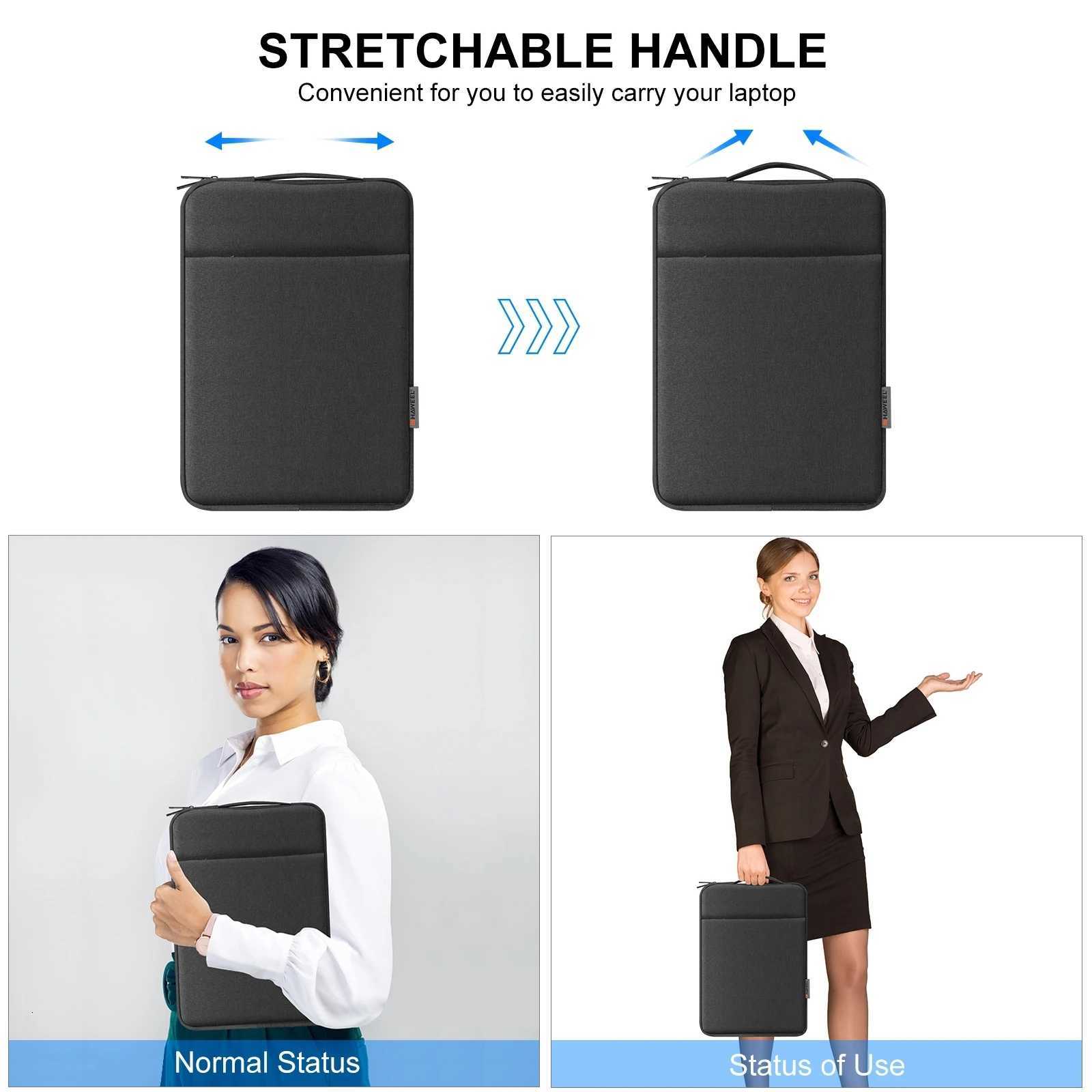 HEEL Laptop Sle Case Zipper Briefcase Bag with Handle for 15-16.7 / 14-15 / 12.5-13.5 inch Laptop Tablet Phe Case Bag y250730