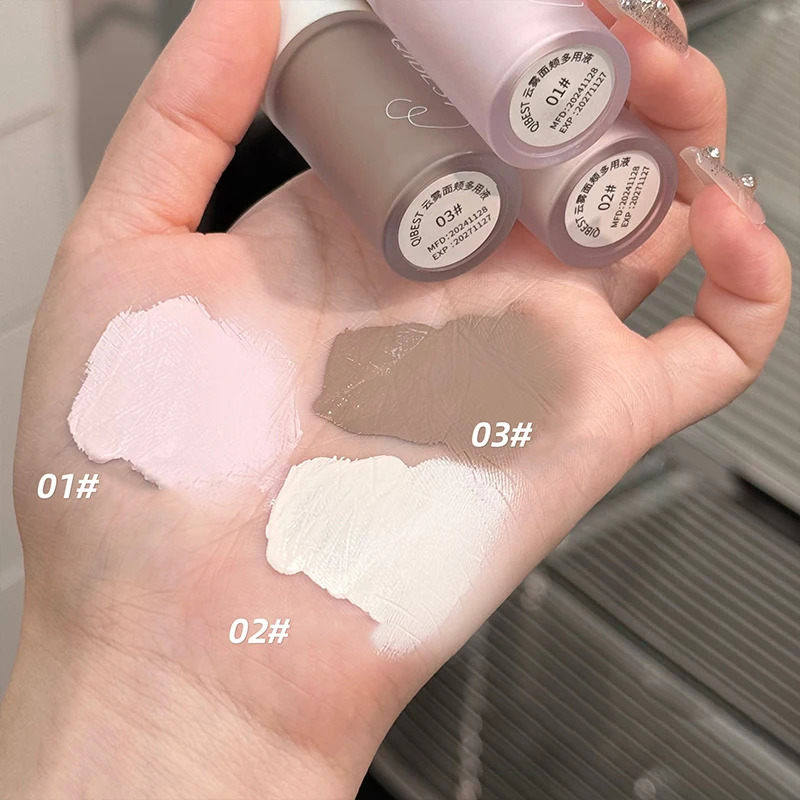 Beige White Concealer Matte Face Highlight Stick Waterproof Three-dimensional Face Brighten Natural Contouring Stick Makeup 250730
