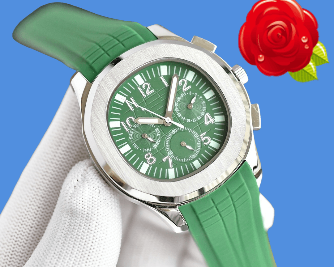 Brand New Men Aquanaut NAUTILUSity 5740 5261 Series wristwatches Men's Automatic Mechanical watches women Luxury Watch Brown Dial Rose Gold Stainless Steel Strap ##53