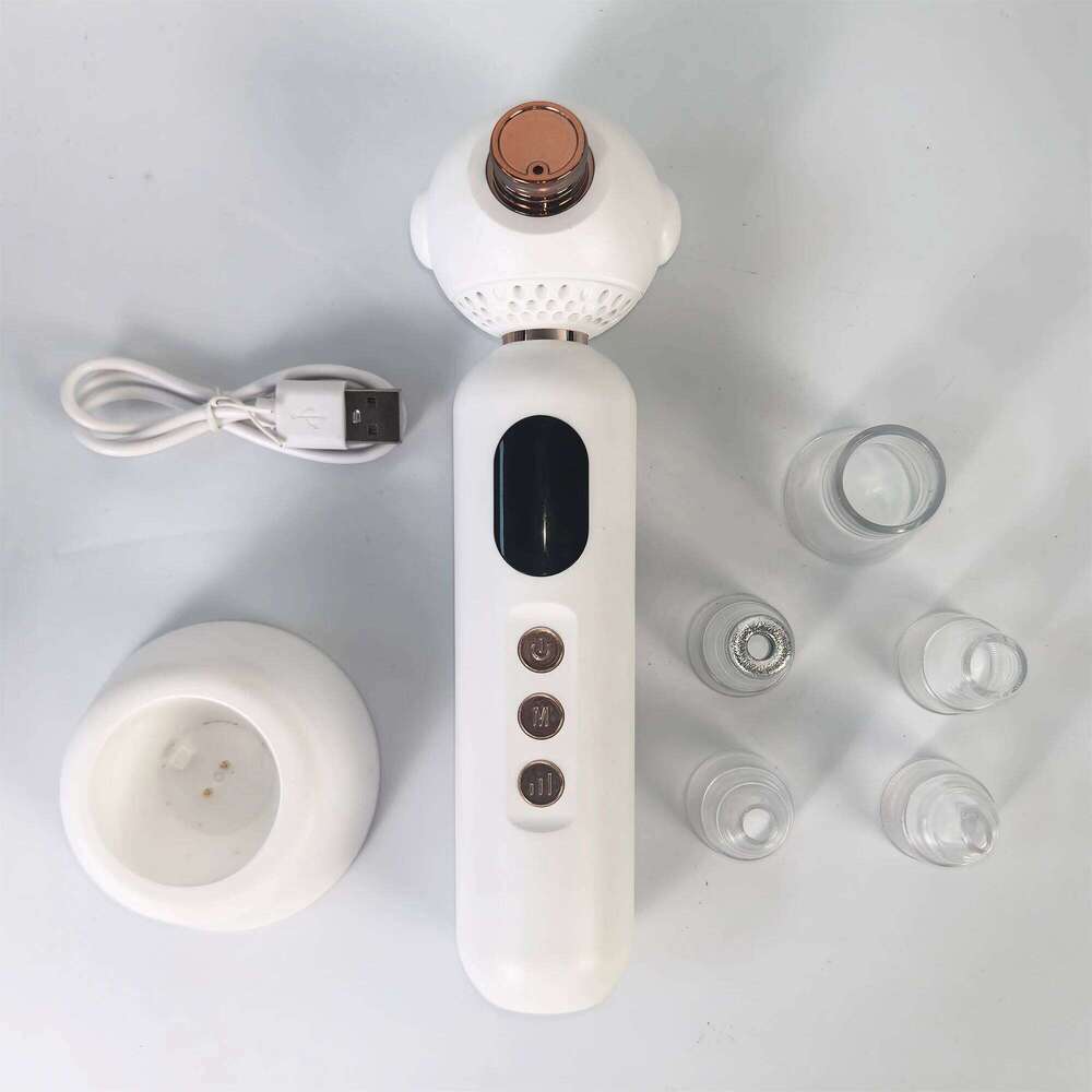 Portable Blackhead Remover Vacuum Pore Acne Cleaner Nose Hot and Cold Compress Face Skin Care Device Home Beauty Instrument