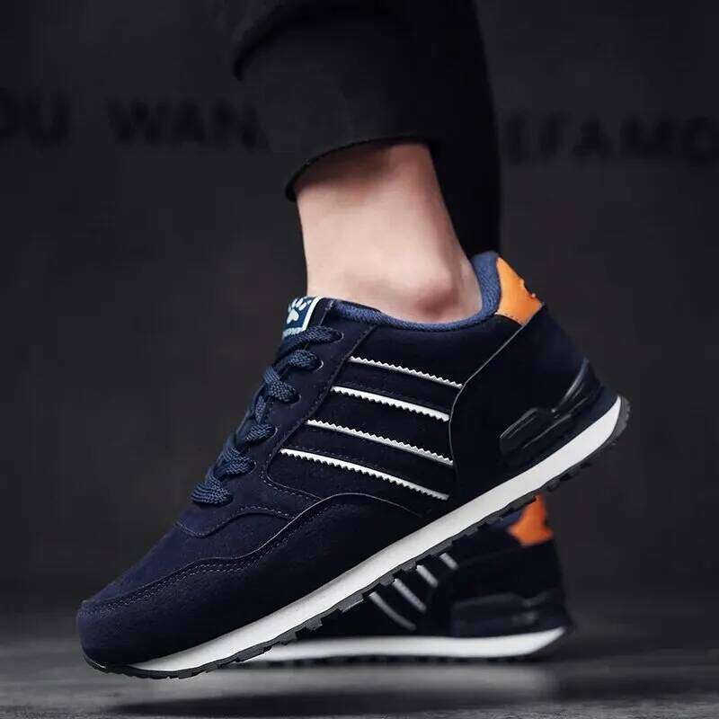 Artificial Leather Causal Male Spring Men Casual Light Shoes Sneakers Lac-up Flats Breathable Outdoors Sapato