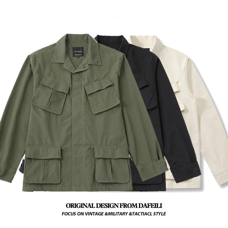 Army camouflage tactical softshell hunting field safari hunter multi pocket olive green military jungle fatigue m65 jacket men 250730