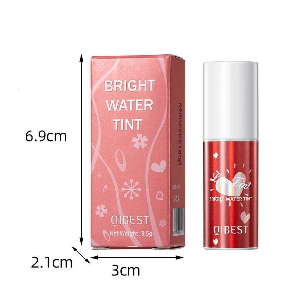 100% Mirror Lip Glaze Water Lip Gloss Sexy Red Lip Tint Liquid Lipstick Long-lasting Moisturizing Natural Beauty Lips Cosmetics G250728