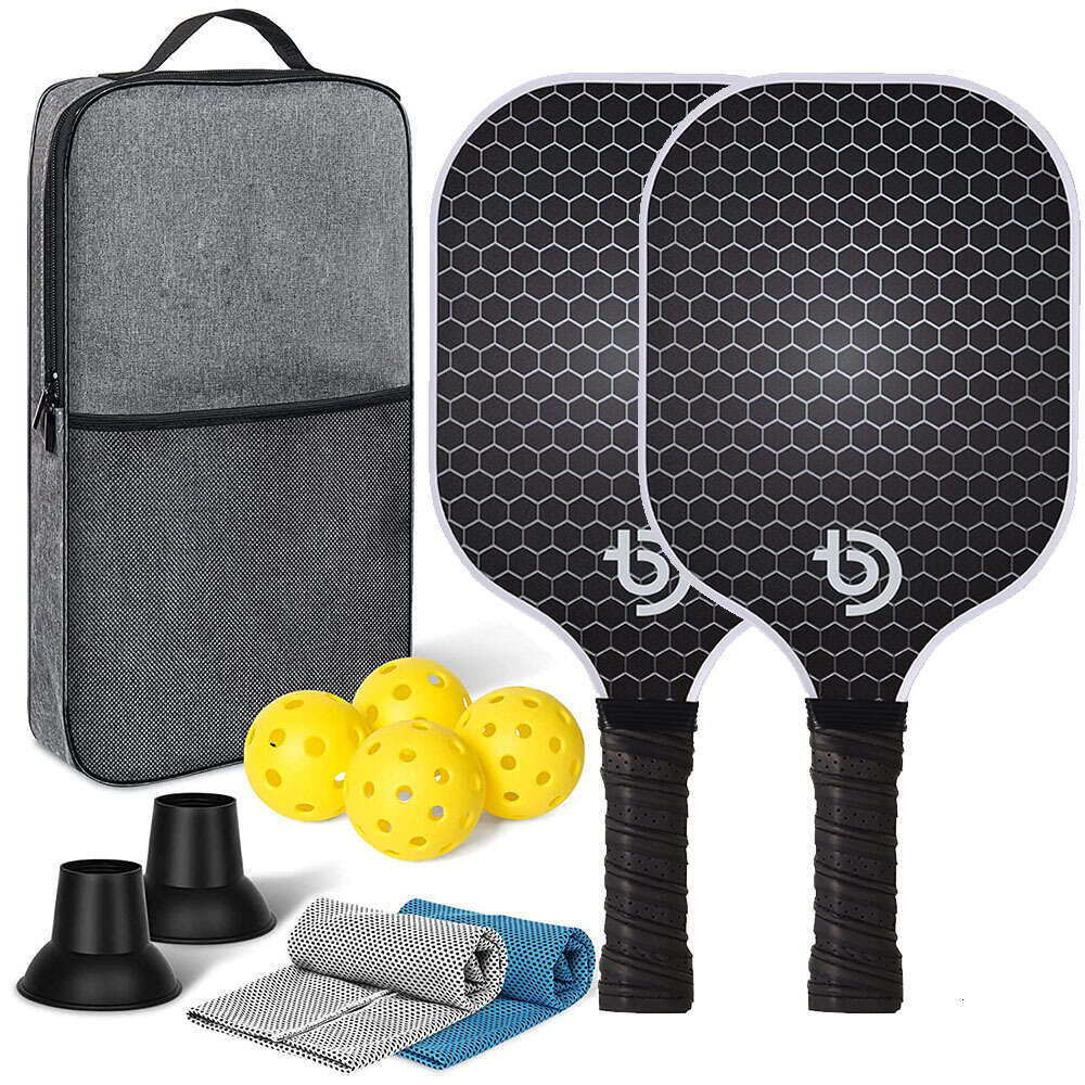 Fiber Ball Picker Ice Towel Gift Set Outdoor Sports Carbon Pickleball Racket