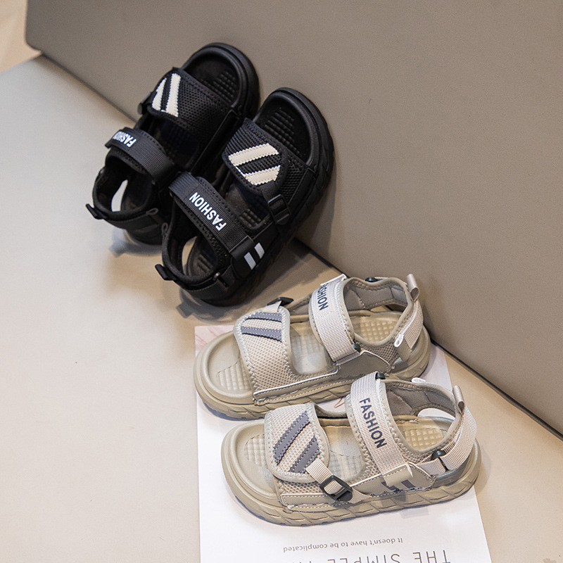 Designer Shoes Kids Boys Girls Summer Sandals 2025 New Soft Sole Non-Slip Sport Beach Slide Big Kids