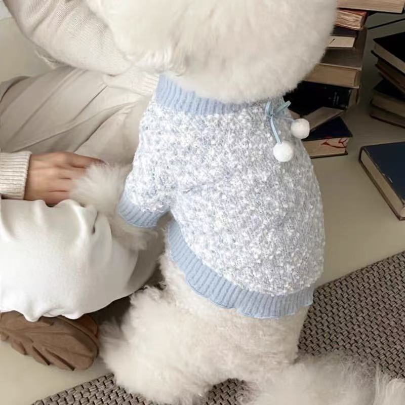 T849 Pet sweater autumn dog clothes Teddy Bichon Pomeranian Schnauzer Yorkshire Terrier small dog clothing autumn