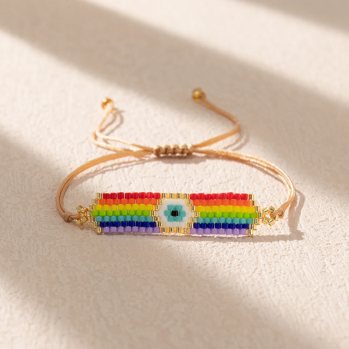 BLUESTAR Colorful Miyuki Beaded Bracelet Multicolor Jewelry Bohemian Pulseras mujer Moda Handmade Jewellery Gift 250730