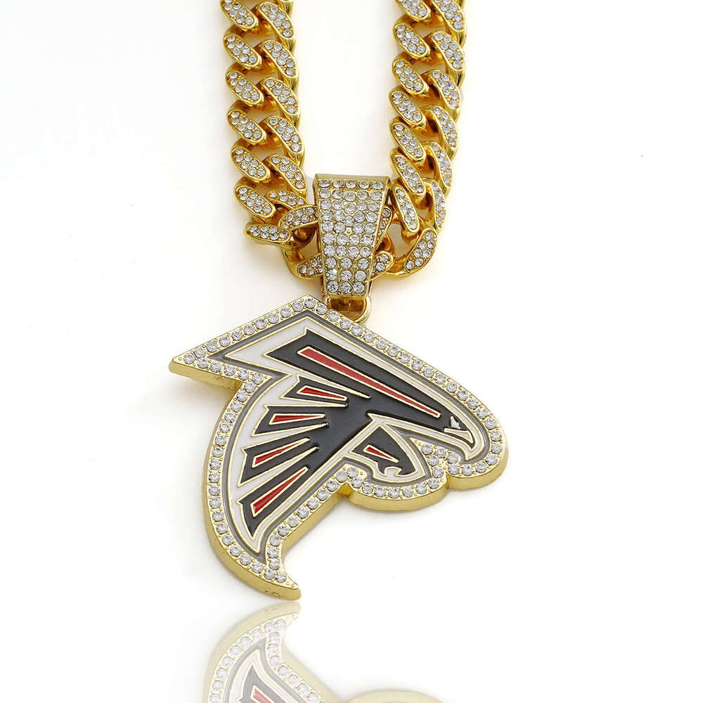 Hot Selling Trendy Hip-Hop Necklace Fashionable Personalized Alloy Team Pendant for Men