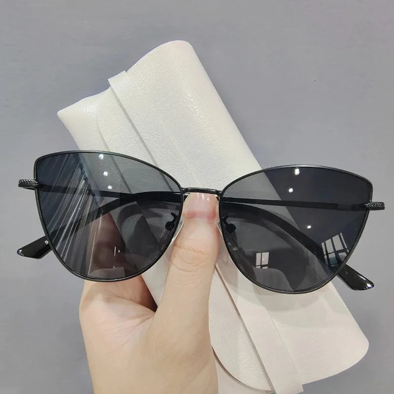 Sexy Classic Vintage Cat Eye Sunglasses Woman Vintage Sun Glasses Female Ladies Cat Eye Sunglass Metal Frame Glasses 250729