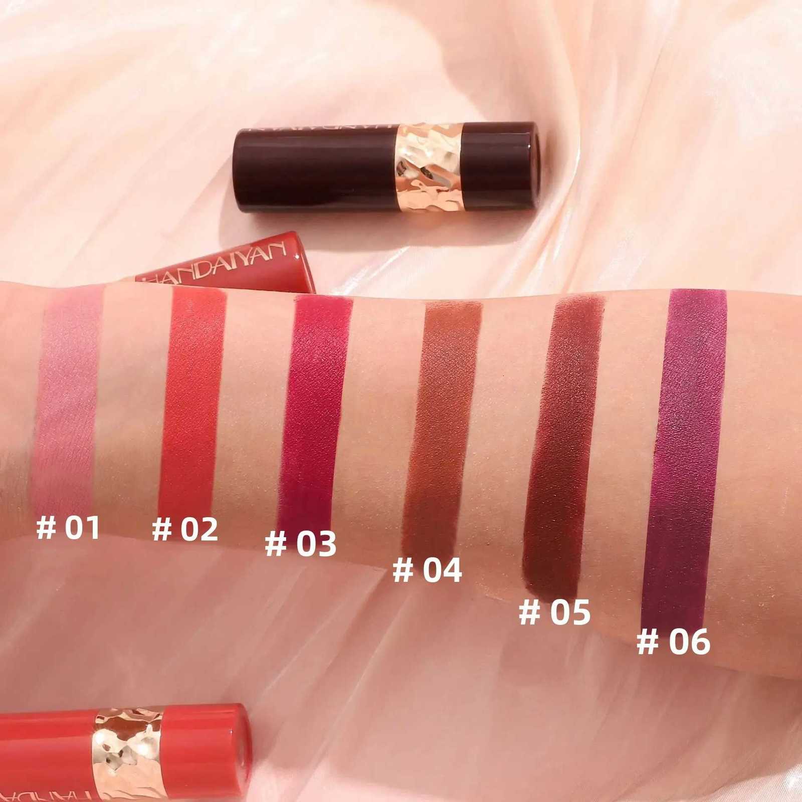 6PCS Velvet Matte Lipstick Set Highly Pigmented Long Lasting Non-Drying Silky Smooth Lip Makeup Gift Box For Women G250729