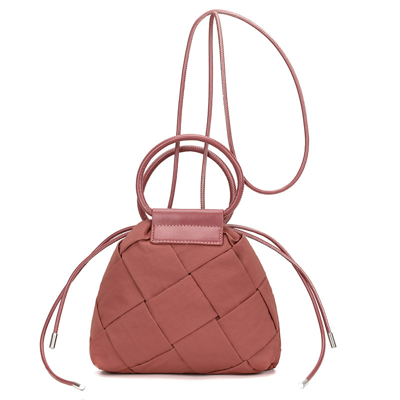 ColorfulFox Small Niche Ins Design Handheld Woven Fashion Mini Lightweight Shoulder Crossbody Bag ddmymoon