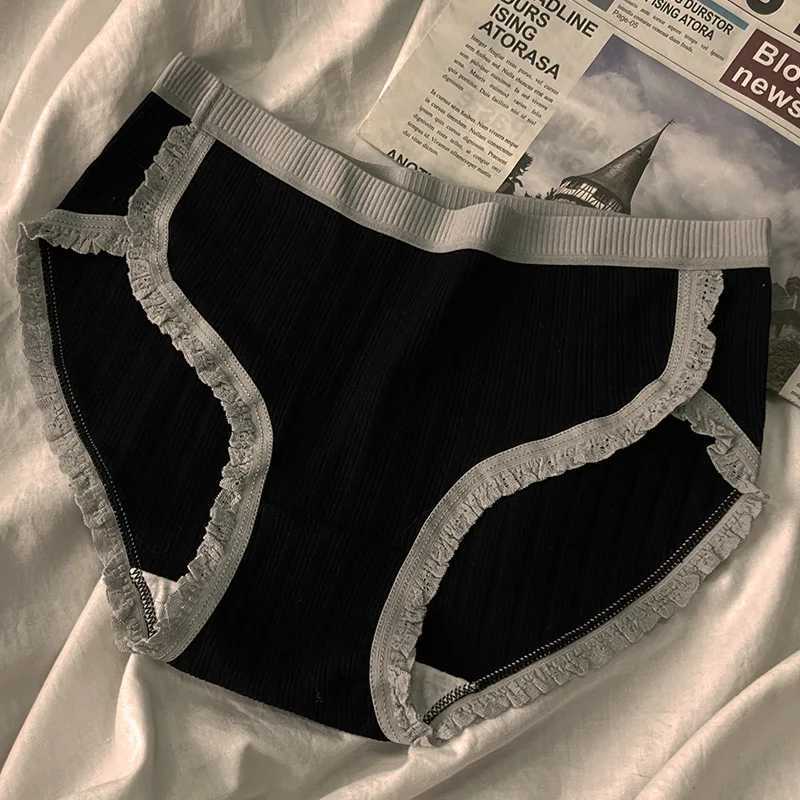 3Pcs/Set Cotton Panties Mid-Waist Women's Underwear Female Breathable Underpants Girls Solid Color Briefs Short Sexy Lingerie 250715