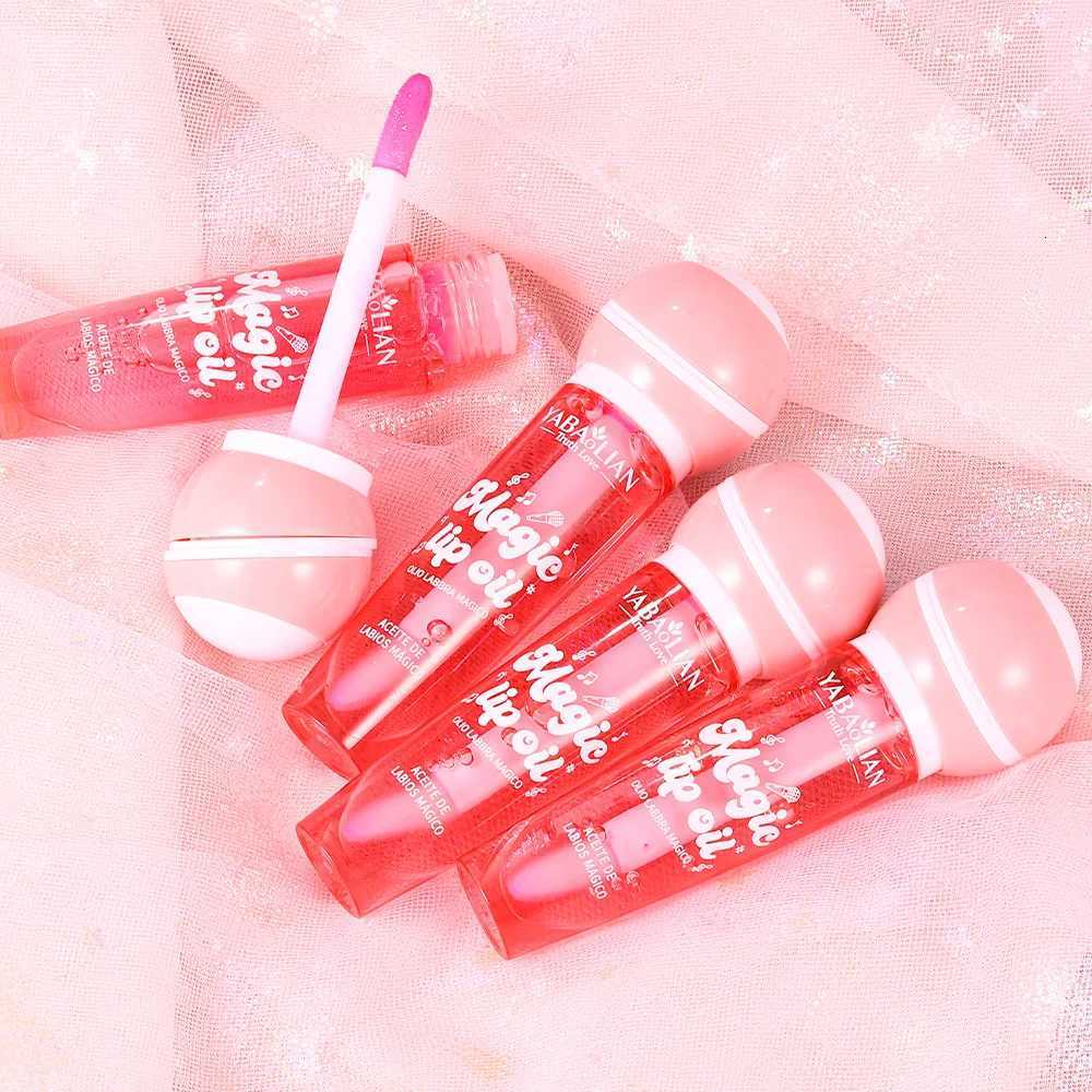Pink Warm Change Lip Gloss Sexy Full Color Crystal Liquid Waterproof Moisturizing Lip Makeup G250728