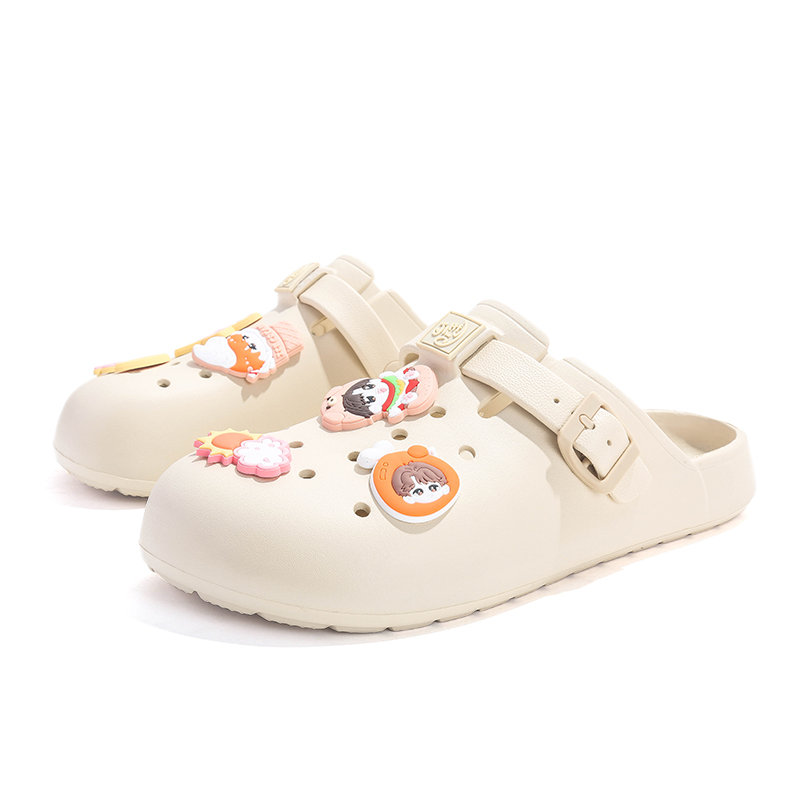 Jifffly Women's Clogs 2025 New Summer Outdoor Non-Slip Odor-Resistant Height-Increasing Versatile EVA Slippers, Comfortable For Daily & Outdoor U