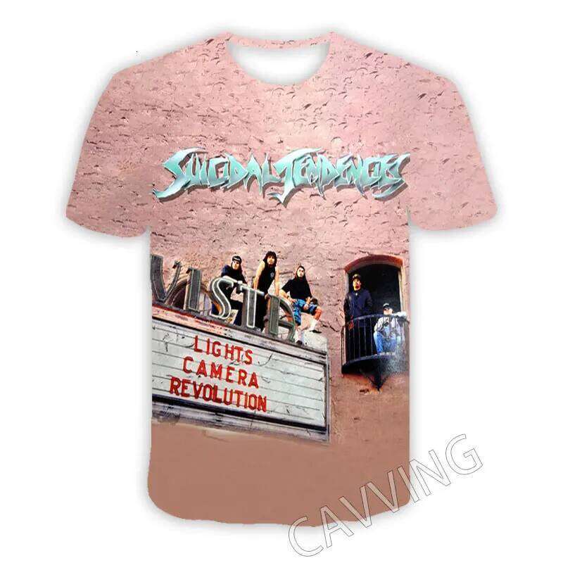 New Fashion Women/Men's 3D Print Suicidal Tendencies BAND Casual T-shirts Hip Hop Tshirts Haruku Styles Tops Clothing