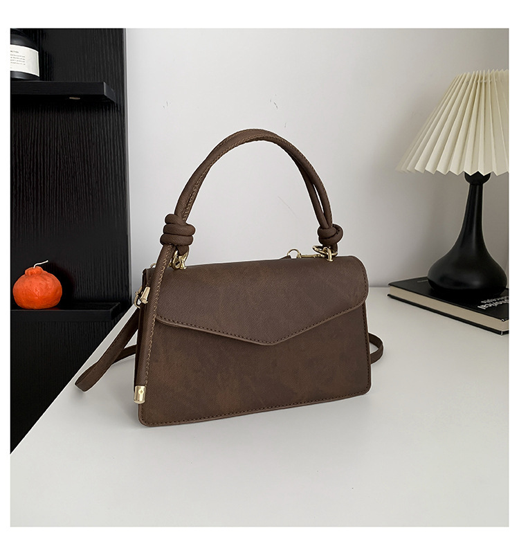 Summer New Women's Shoulder Bag Simple Handbag Small Square Bag New Designer Bag Retro Vintage Vintage For Women's Handbag New Designer Luxu