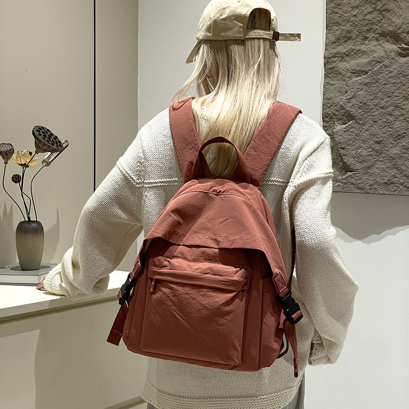 Colorful Fox New Korean Style Women's Large Capacity Lightweight Commuting Casual Female College Student Backpack ddmymoon