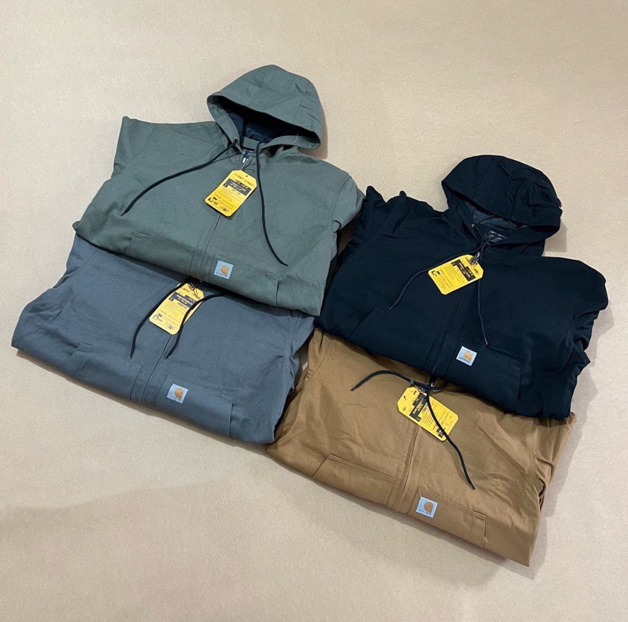 Carharttlies Jacket 2025 new puffer jacket mens jackets carhartthoddie designer mens designer jacket top quality 100% cotton coat mesh lining work jacket