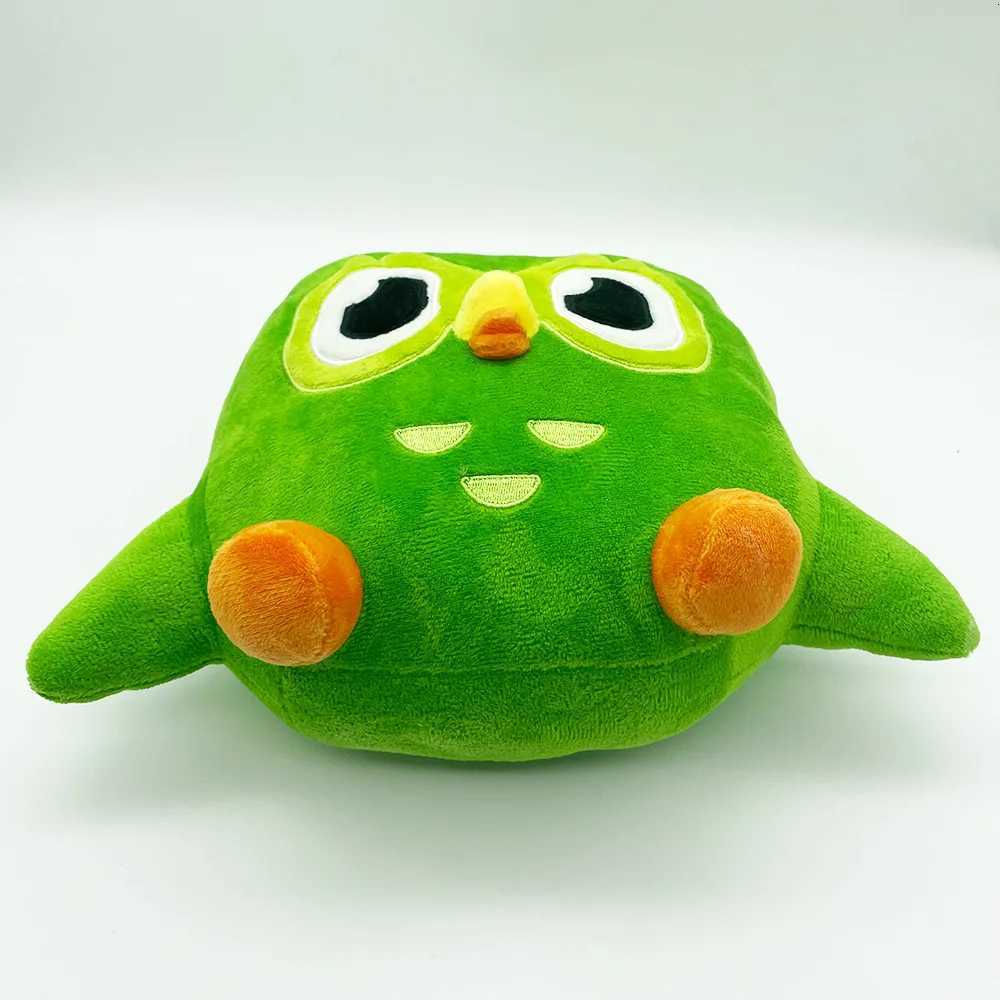 Green Duolingo Owl Plush Toy Duo Plushie Of Duo The Owl Cartoon Anime Owl Doll Soft Stuffed Animal Toy Children Birthday Gift X2507301