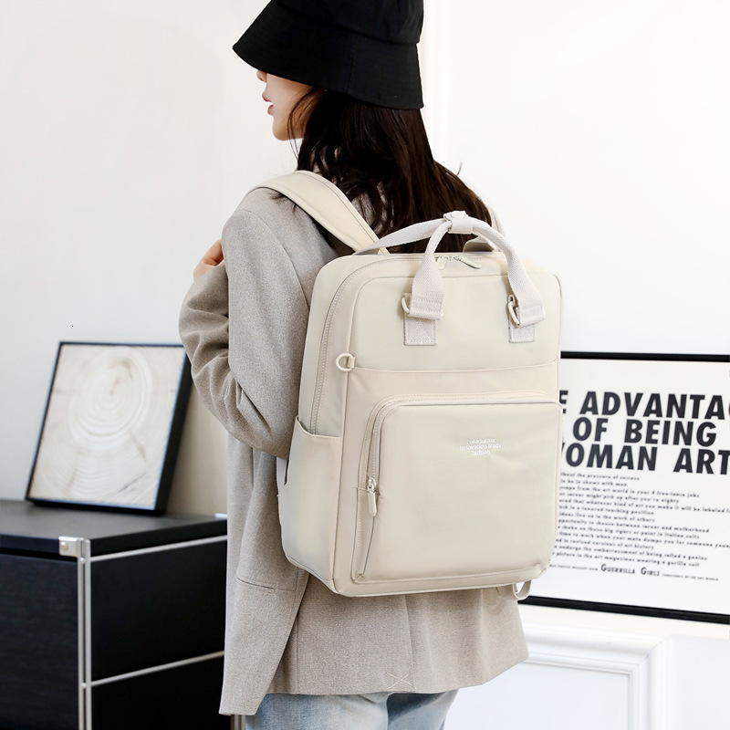 Colorful Fox New Women's Water-Resistant Nylon Backpack Versatile Printed School Bag ddmymoon